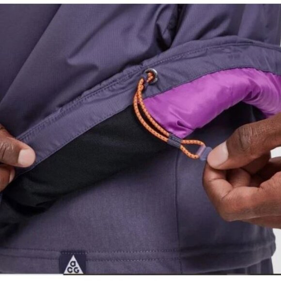 Nike ACG Therma-Fit Primaloft Hooded Packable Loose Repel Men's Jacket Size L - Picture 8 of 16